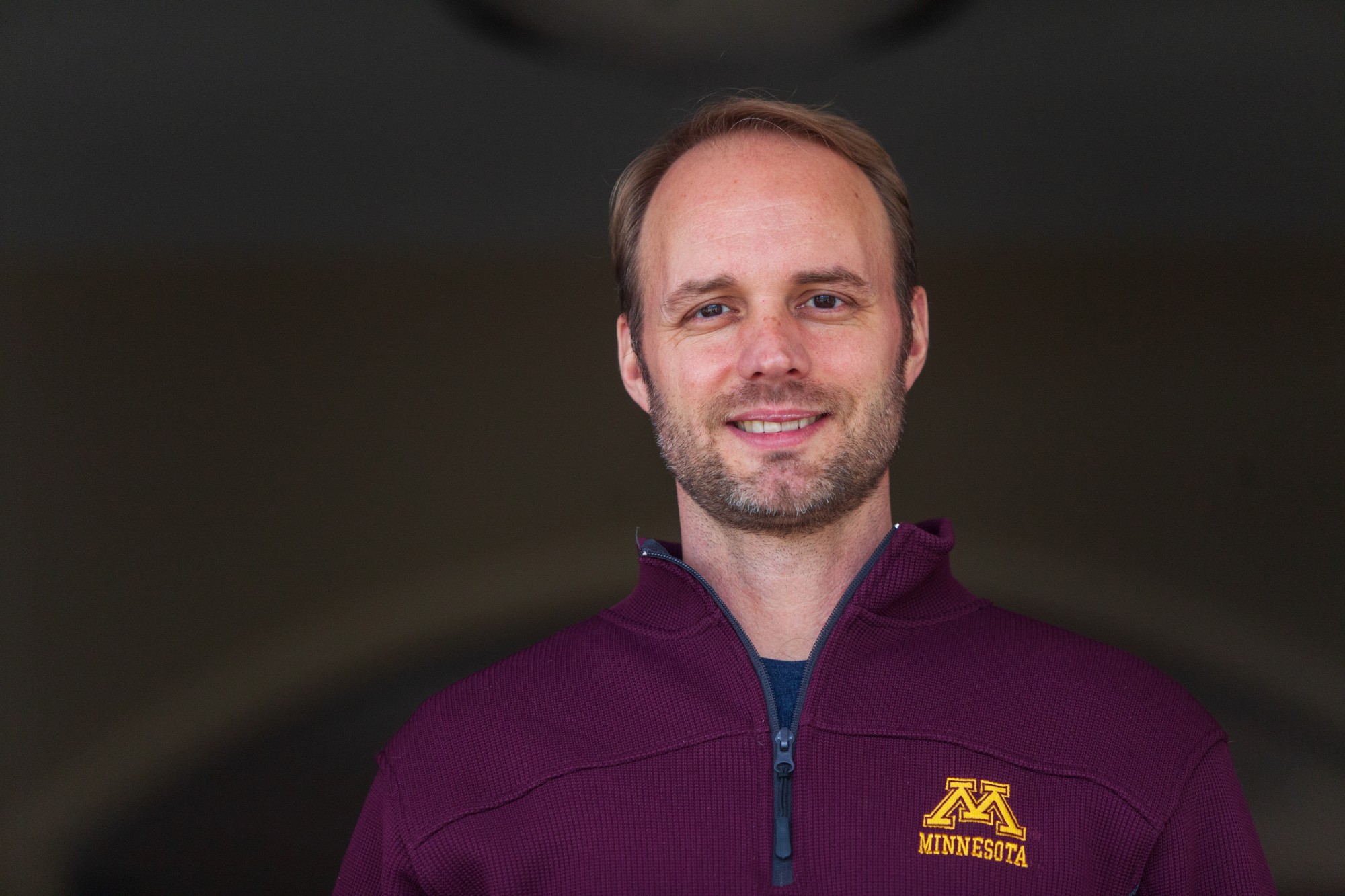 Associate Professor of Epidemiology Ryan Demmer, PhD., poses for a portrait in his home on Friday, April 10. Demmer is leading a research effort aimed at collecting data on asymptomatic infection rates of COVID-19 among Twin-Cities healthcare workers.