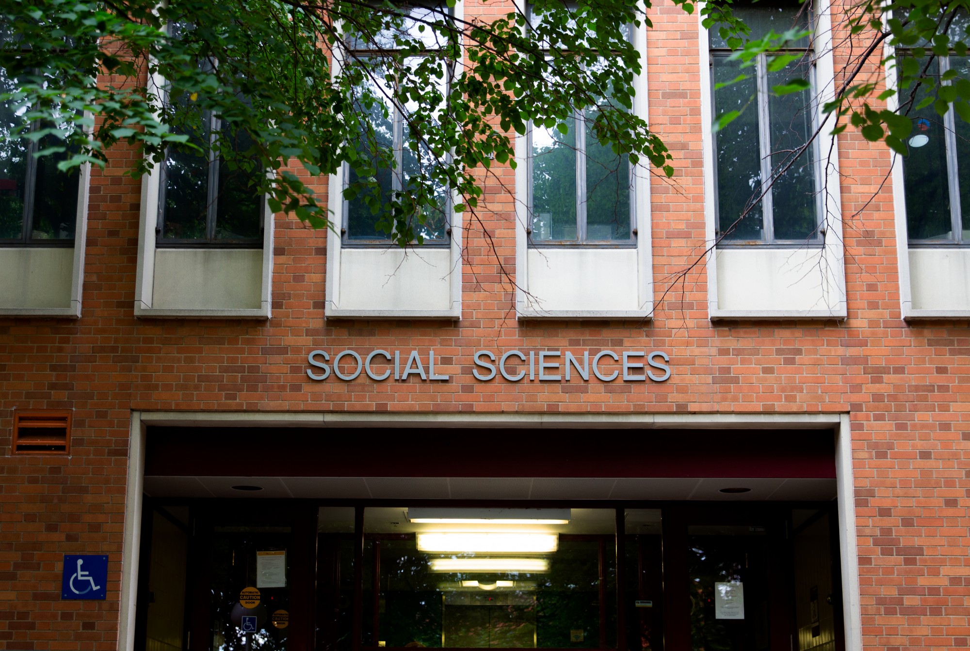 The Social Sciences building on the University of Minnesota West Bank. 