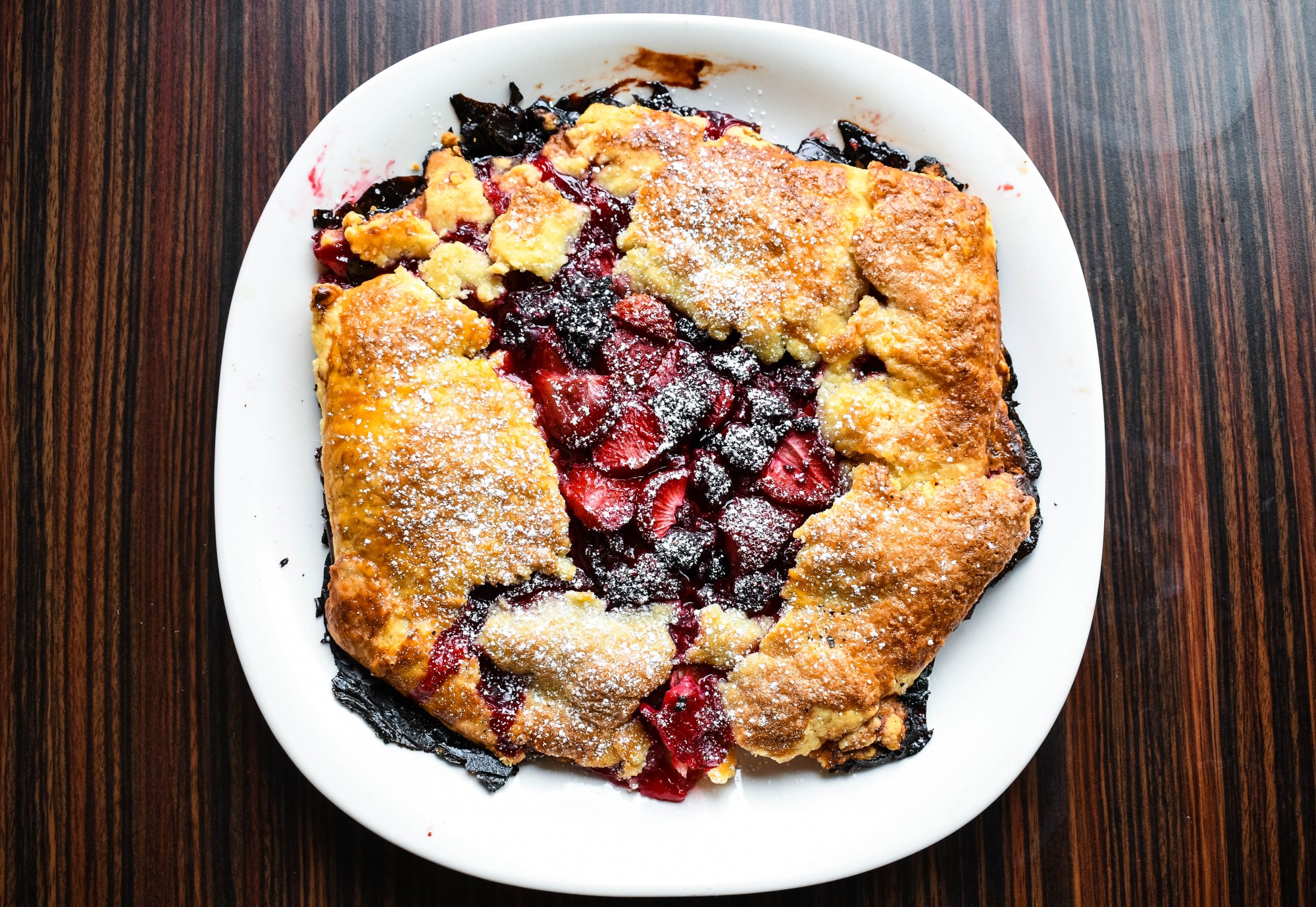 Homemade Berry Galette made during the College Kitchen segment on Wednesday, July 22. The dishes were made with ingredients from Minneapolis Farmers Markets. 