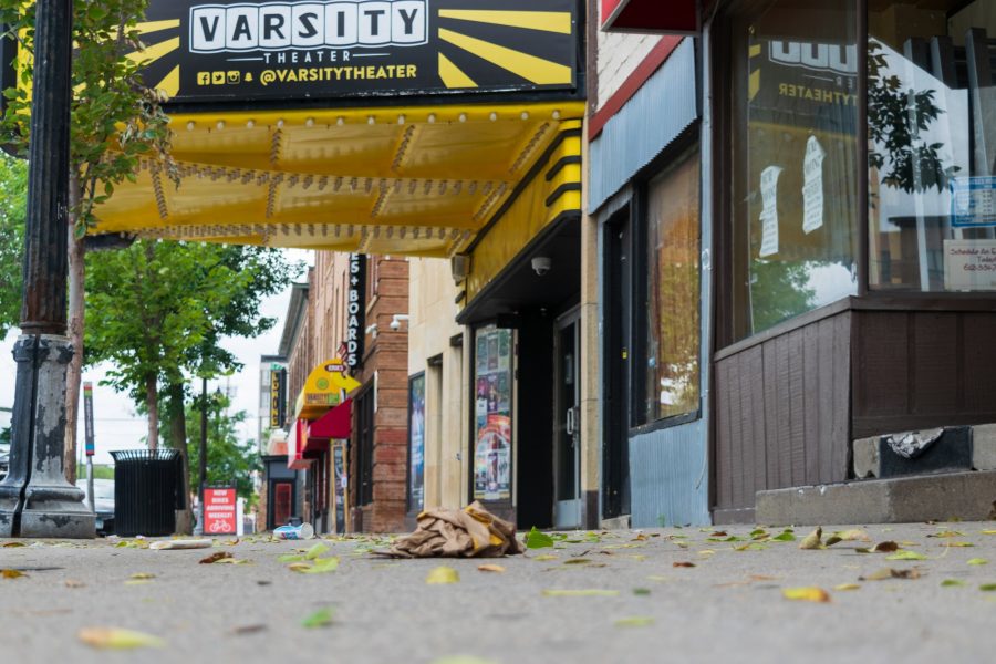 The corner of Fourth Street and 15th Avenue in Dinkytown on Sunday, Sep. 6.  Dinkytown businesses have been working with University groups to determine how to best operate during the pandemic.