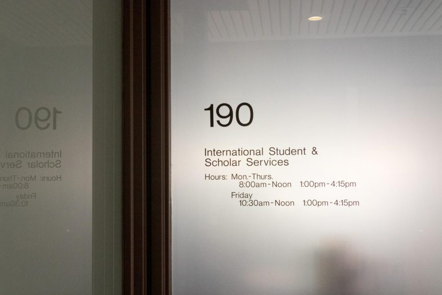 University of Minnesota’s International Student and Scholar Services office sits empty on Thursday, Oct. 8. All office services have been moved online and over the phone due to COVID-19 protocols.