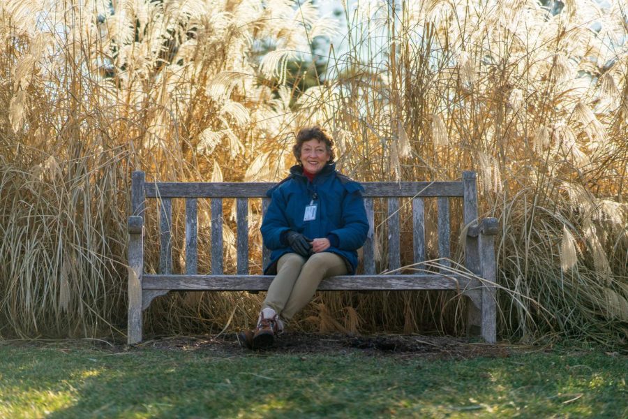 Mary Meyer poses for a portrait at the Arboretum on Friday, Dec. 4. As she prepares for retirement in late December, she reflects, Most of these plants I view as part of me, like family.