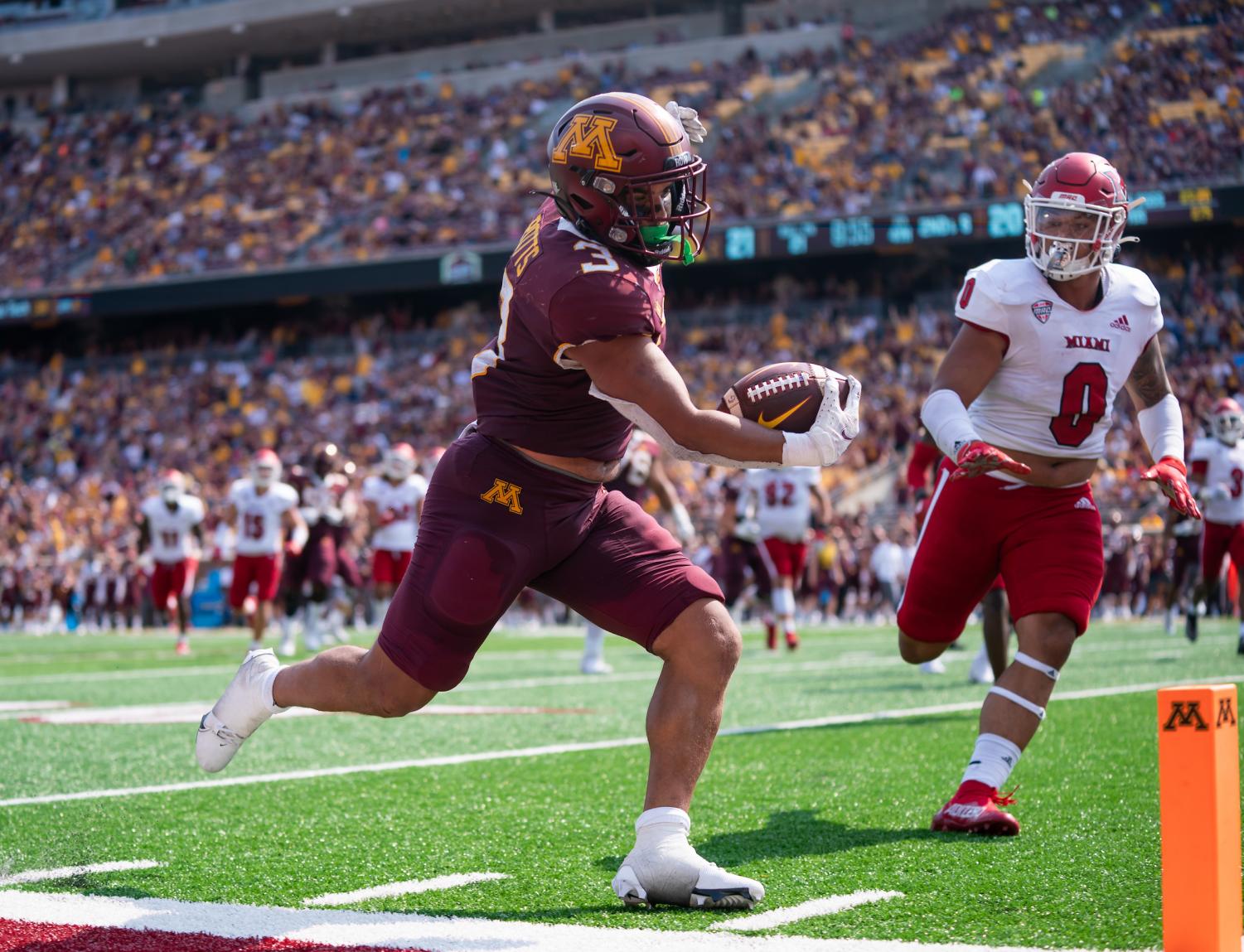 Gophers hoping running backs Mohamed Ibrahim and Trey Potts are 100% healthy