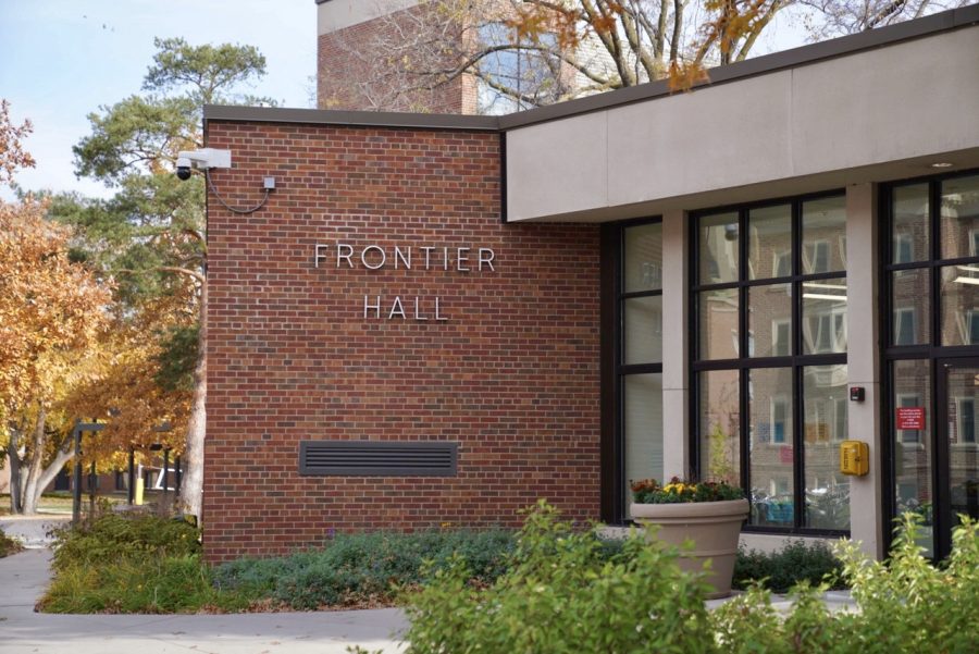 Frontier Hall on Monday, Nov. 8 2021.