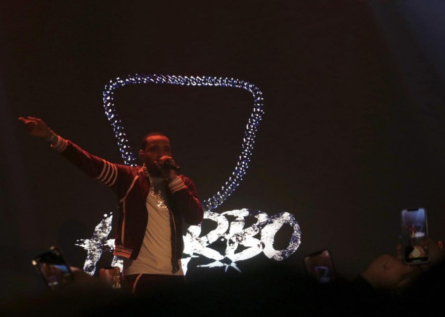 Rapper G Herbo performs at Muse Event Center on Sunday, Nov. 28. The performance was part of the Chicago artist’s first time on the road since the release of 25, his highest-charting album, which peaked at #5 on the Billboard 200.