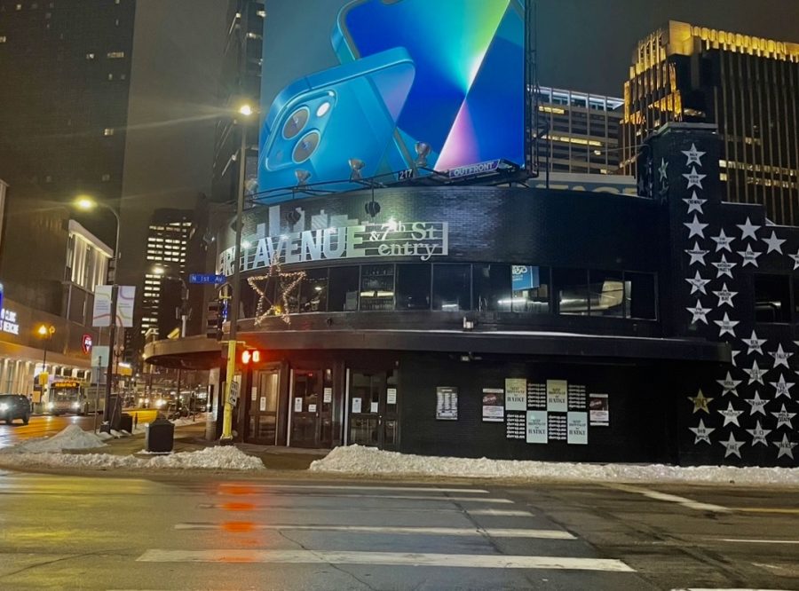 First Avenue music venue on the night of Monday, Jan. 17, 2023.