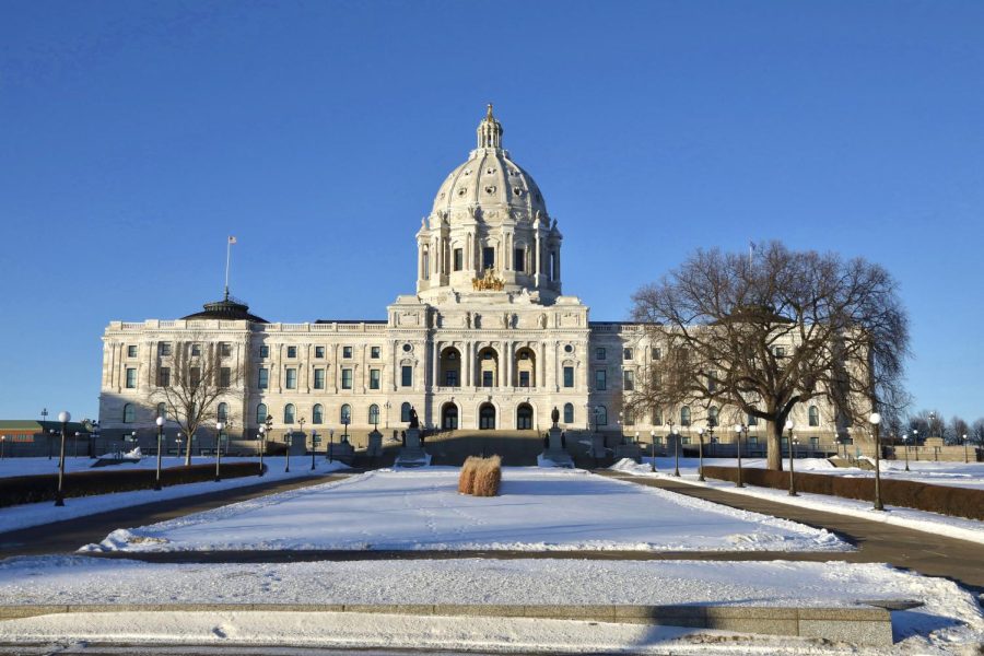 The Minnesota State Capitol in St. Paul on Wednesday, Jan. 19.