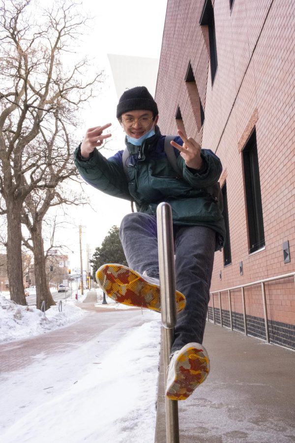 Alexander Ngo poses for a portrait on University of Minnesota’s West Bank campus on Friday, Feb. 18.