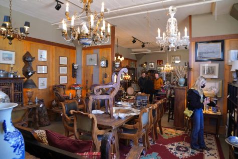 The interior of Claire Steyaert Antiques on Saturday, March 12. Claire Steyaert Antiques had its Grand Reopening on Saturday after being appointment only since the start of COVID-19.