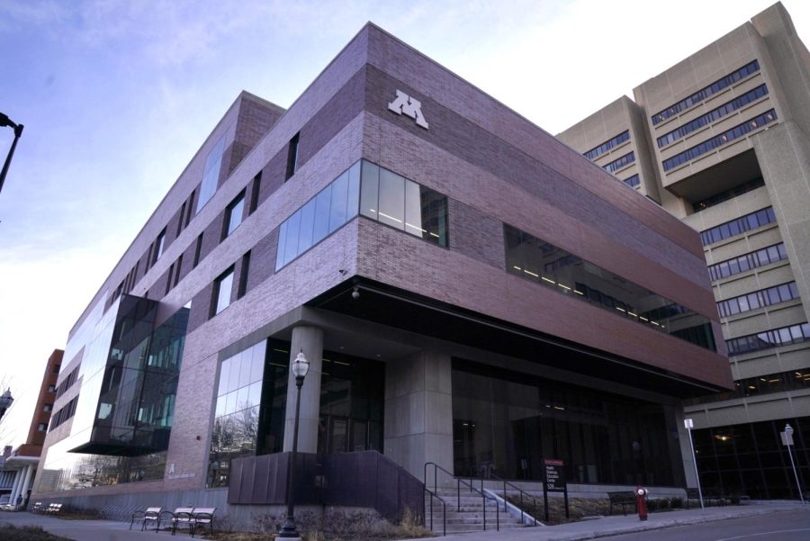 The University of Minnesota’s Health Sciences Education Center on Friday, March 18. The Board of Regents are looking at plans to make a new Health Sciences Center on East Bank Campus.