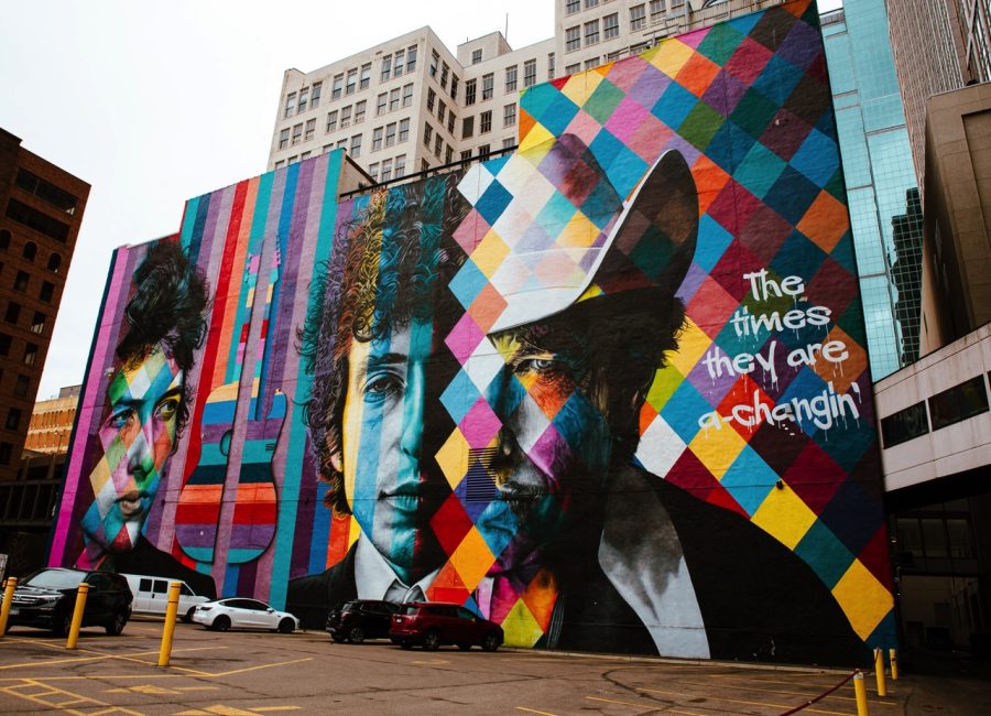 A mural on South Fifth Street by artist Eduardo Kobra, captured on Friday, March 25.