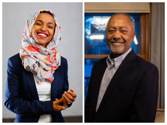Rep. Ilhan Omar (DFL) and Don Samuels are two of the frontrunners in the 2022 DFL primary for Minnesotas 5th Congressional District. Minnesotas primary is Tuesday, Aug. 9. Photos courtesy of Omar and Samuels. 