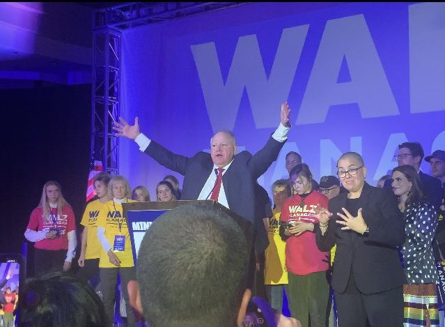Tim+Walz+won+the+governors+race+after+originally+being+elected+in+2018.+