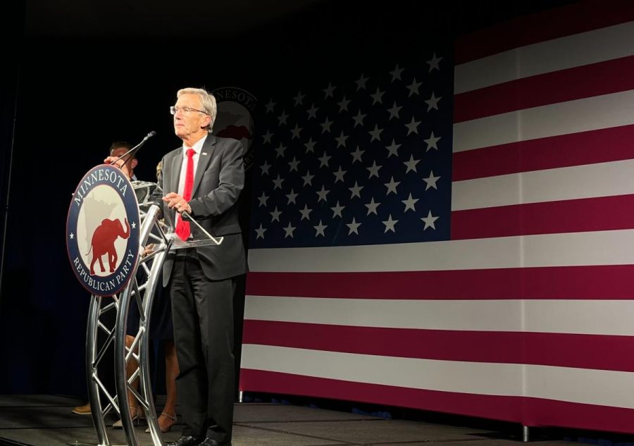 Jensen conceded the governors race at the Minnesota GOP election party Tuesday night. 