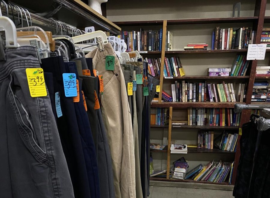Thrift stores like St. Vincent de Paul in St. Paul allow for more ethical consumption of higher-quality clothing.