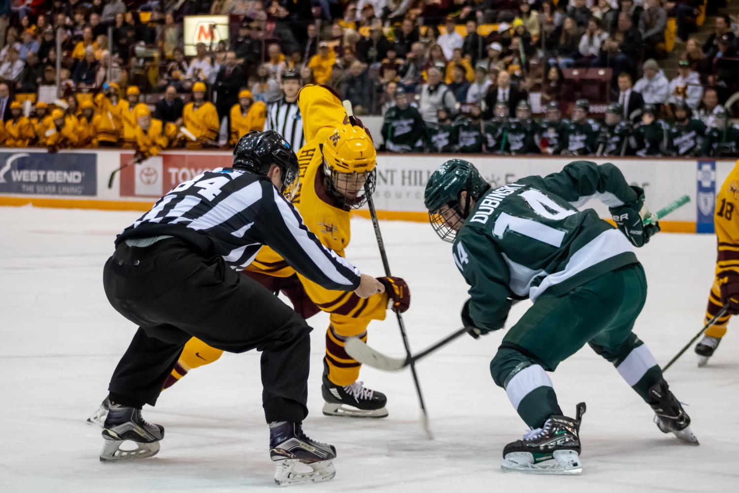 Logan Cooley's two goals lead Gophers to rout over Badgers