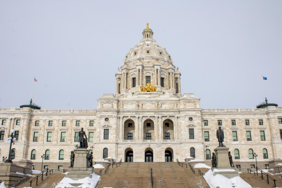 The Minnesota State Capitol Building on Saturday, Jan. 28.