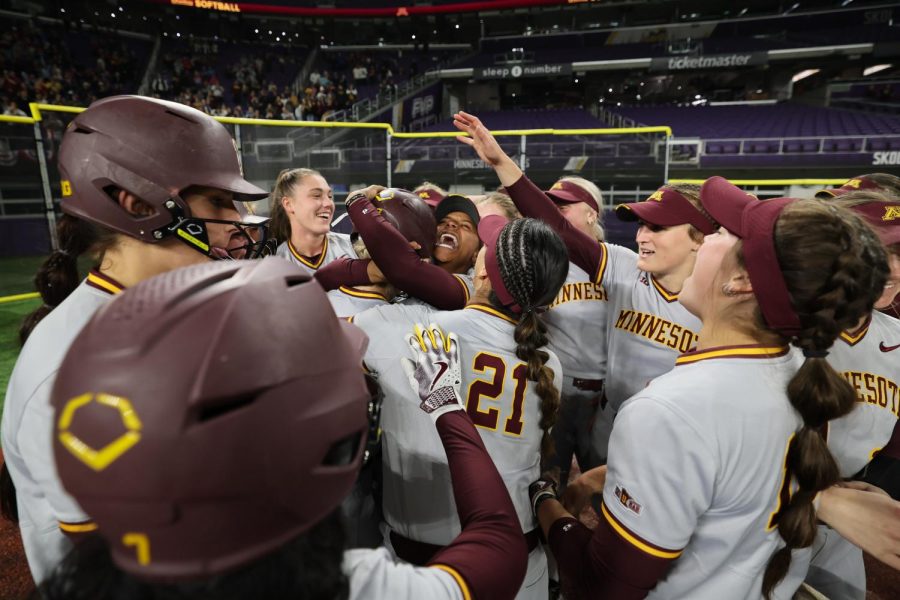 The+Gophers+pitched+three+shutouts+throughout+the+weekend.+Next+up+will+be+the+Wichita+State+Tournament.+Photo+courtesy+of+Gopher+Athletics.