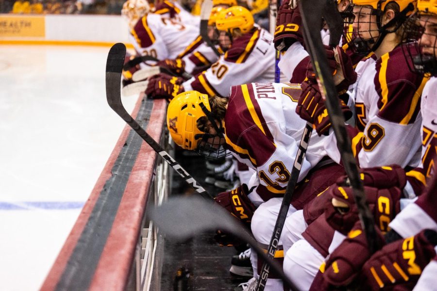 The Gophers game against the Michigan Wolverines on Saturday, March 18, 2023 in the Big Ten Tournament Championship. The Gophers lost 4-3. Photo credit to Gopher Athletics. 