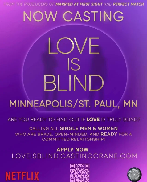 In addition to the Twin Cities area, Love Is Blind producers are scouting for singles in Washington D.C. and Denver. Photo courtesy of Kinetic Contents Instagram account.