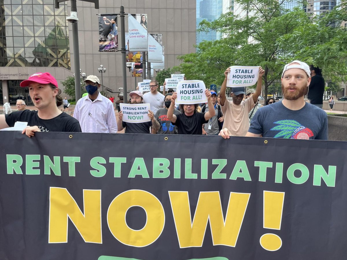 The+activist+organization+Home+to+Stay+advocates+for+rent+stabilization+on+June+6%2C+2023.