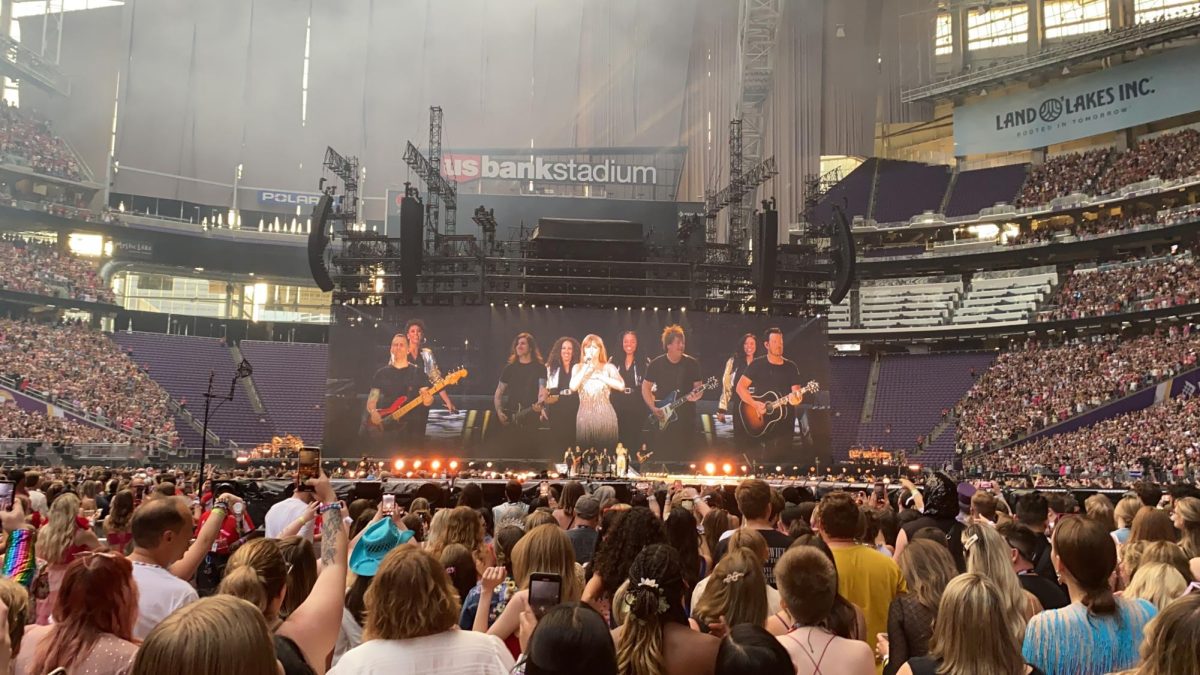 Taylor+Swift+performing+at+US+Bank+Stadium+on+Saturday%2C+June+24%2C+2023.+The+show+sold+within+days+of+the+tickets+going+on+sale.