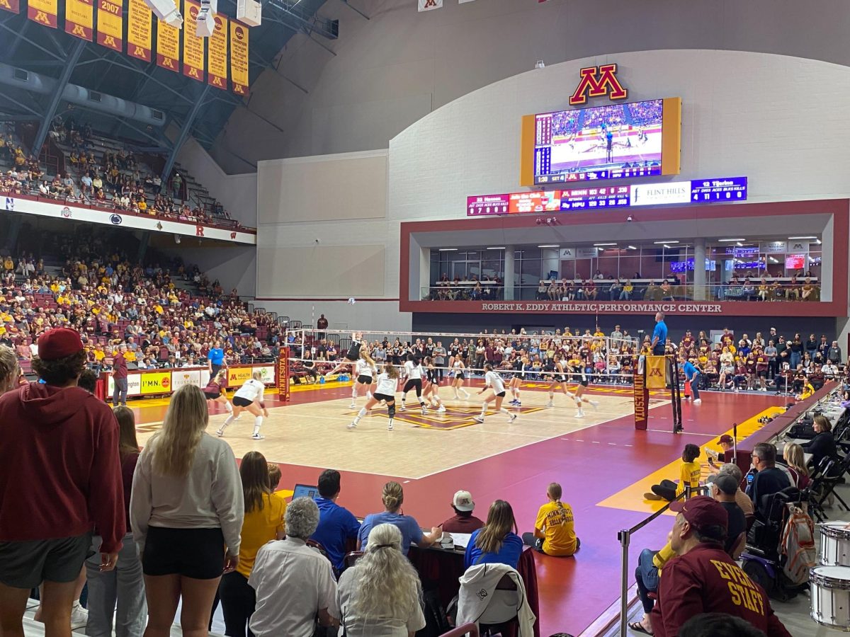 The Gophers play against the High Point Panthers on Sept. 14, 2023 at the first day and match of the Diet Coke Classic.