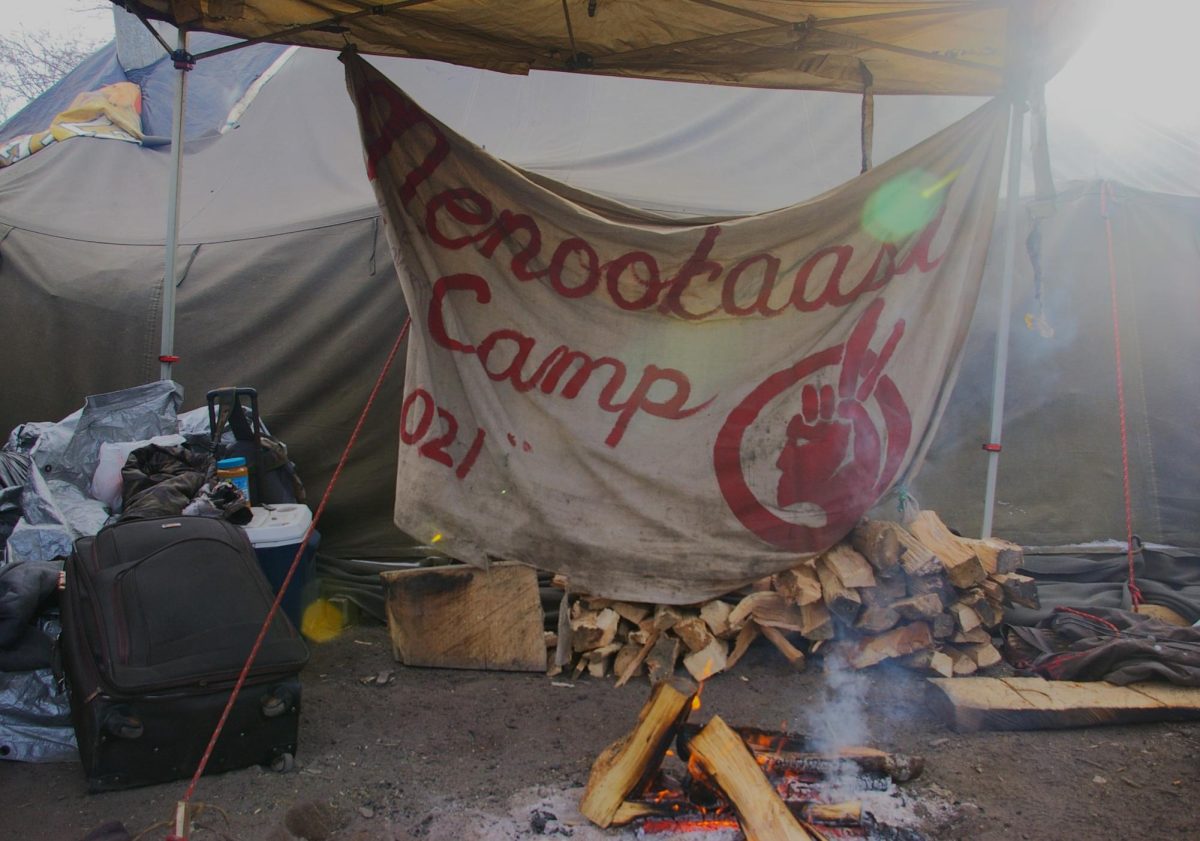 Camp Nenookaasi, an encampment site in the East Phillips neighborhood in Minneapolis.