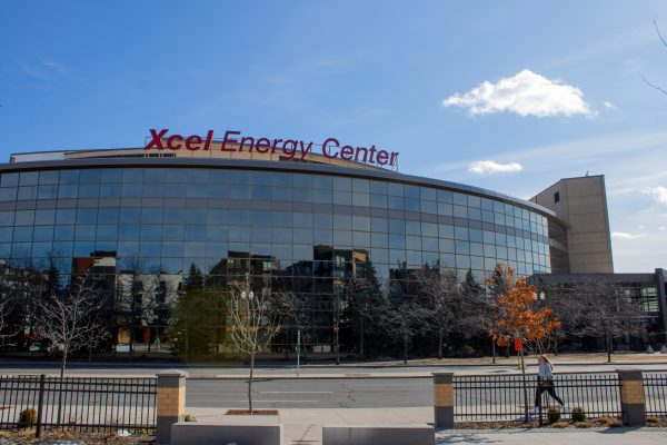 The Xcel Energy Center in St. Paul on February 25, 2024. The Big Ten men’s and women’s basketball, NCAA Frozen Four, USA Gymnastics Olympic Trials, World Juniors Hockey all coming to the Twin Cities starting in March.