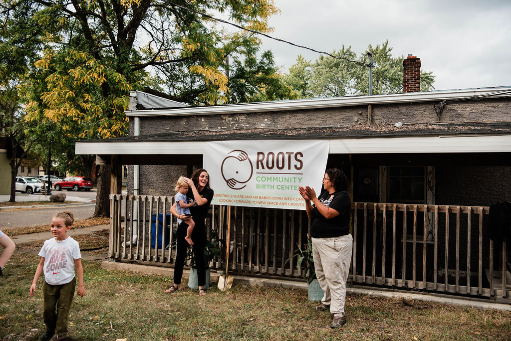 From left to right, Executive Director of Roots Community Birthing Center Rachel Voigt and owner Rebecca Poltson. The new law clarifies that midwives can obtain and administer drugs as part of their medical care for pregnant women.