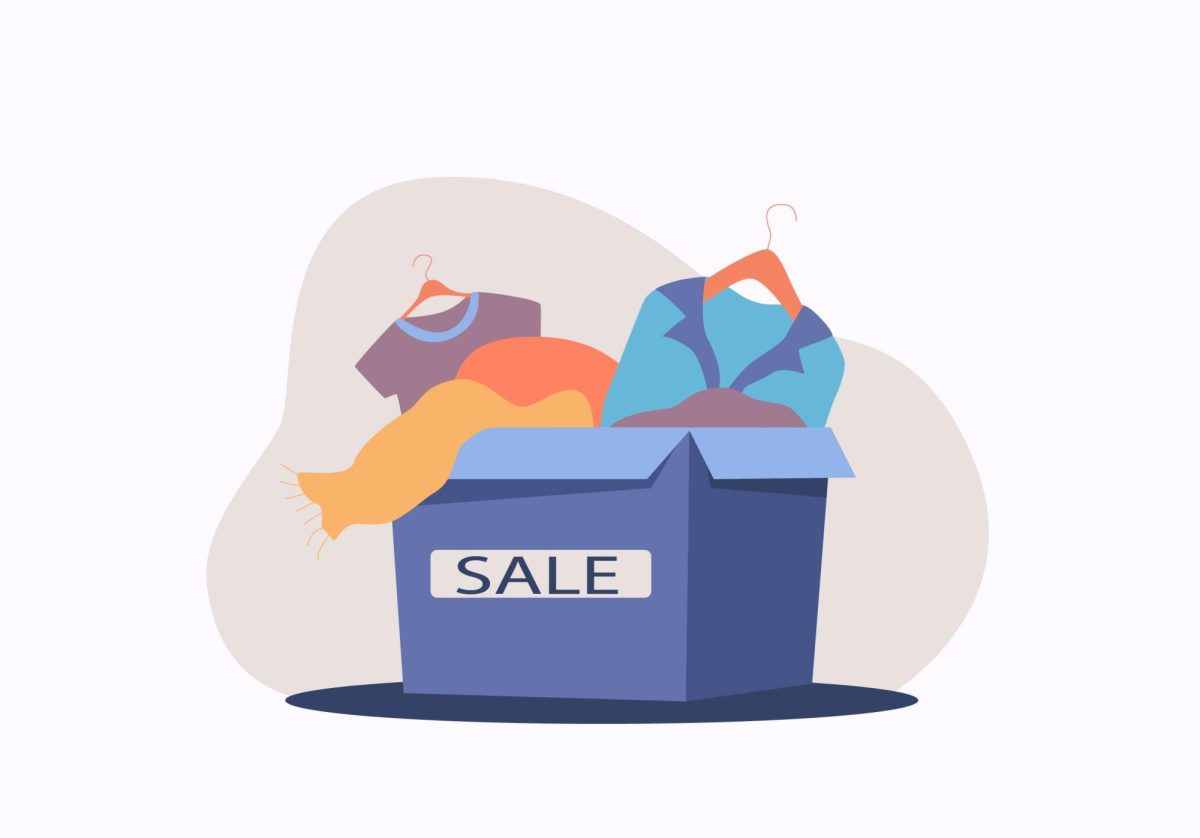 Analyzing the market of resold, secondhand clothing.