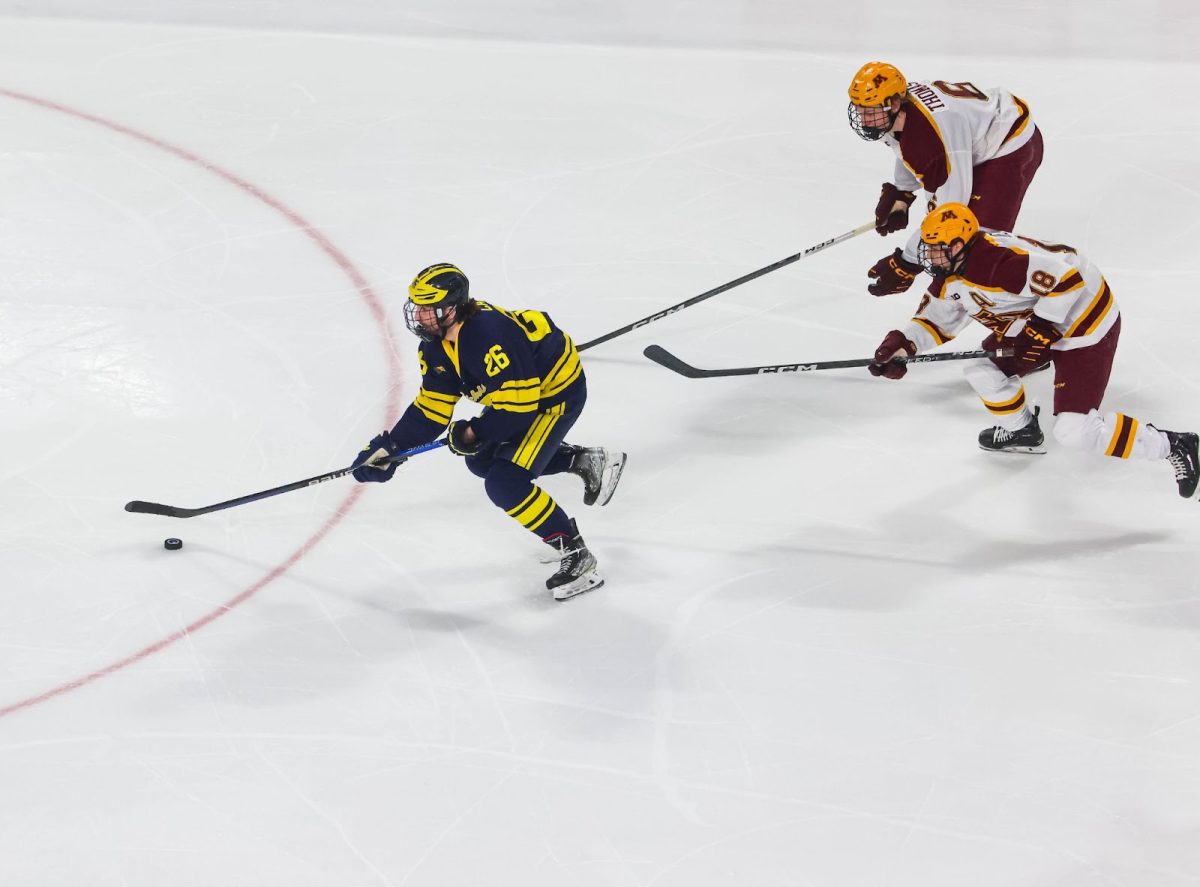 The Gophers trailed the Wolverines since the first three minutes of the game in Saturday’s loss. Michigan struck early in their victory and carried the momentum throughout most of the game.