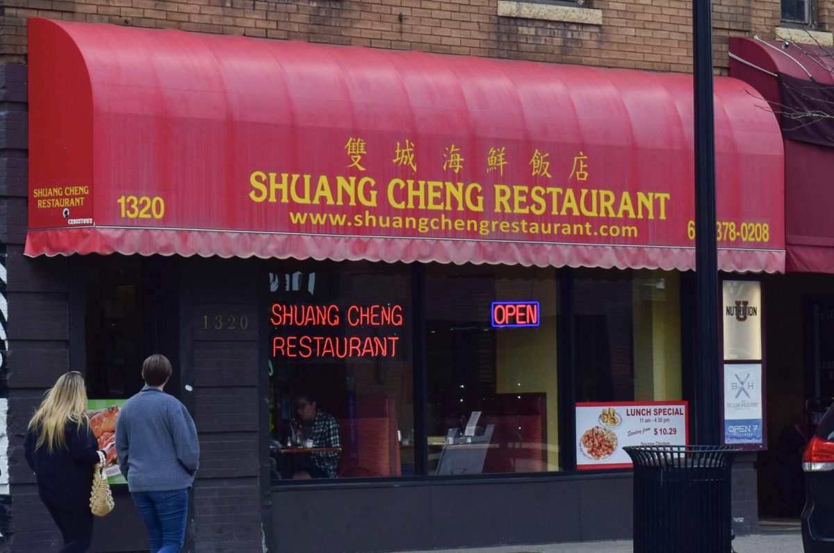 Shuang Cheng Restaurant on Tuesday. Shuang Cheng has been open for business in Dinkytown since 1990.