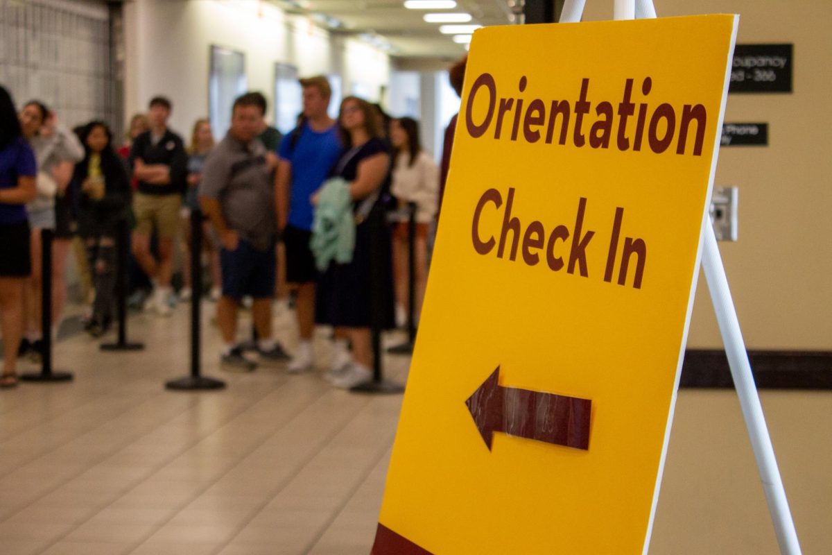 Orientation leaders have detailed schedules to ensure incoming students know the ins and outs of campus while also saving time for community building. Courtesy of UMN Orientation and Transition Services.