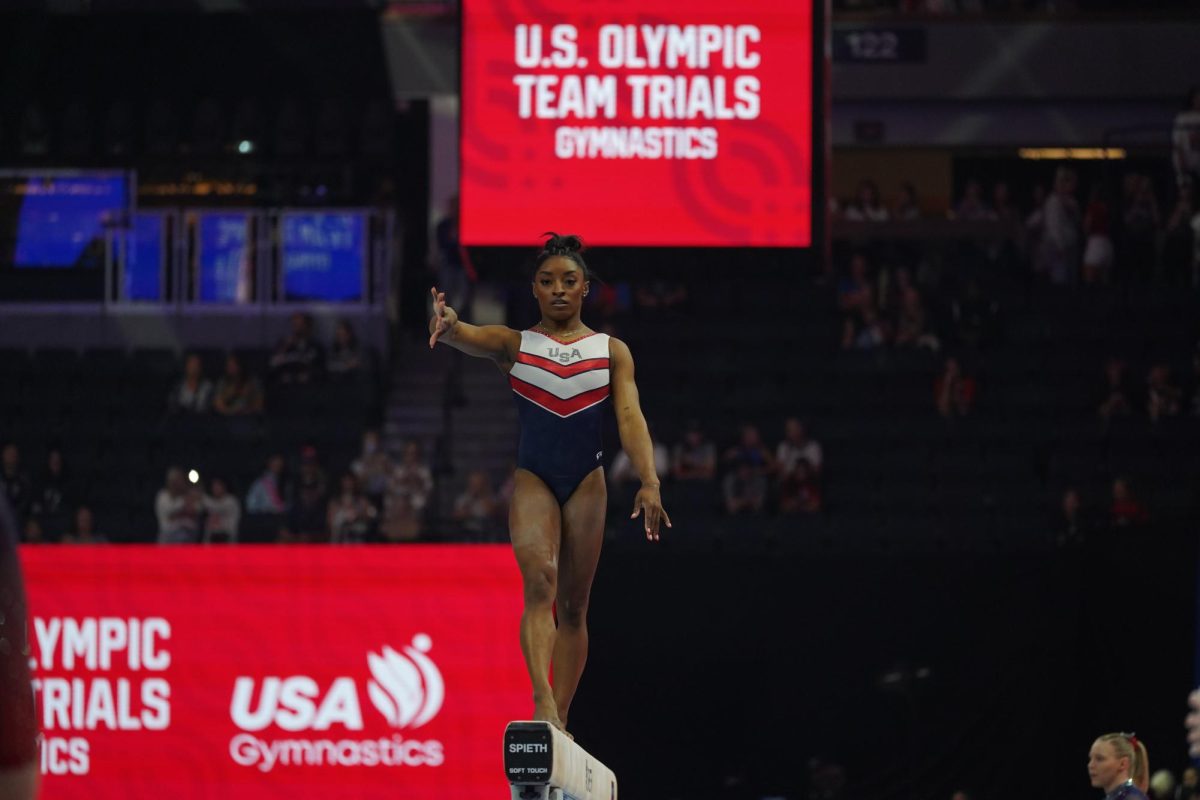 Simone Biles, 27, became the oldest U.S. female gymnast on Sunday.
