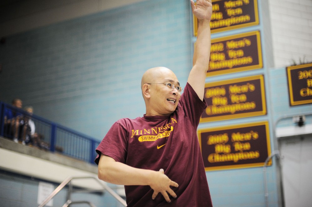 Chen coached for Team USA at the 2008 Olympics in Beijing before joining the Gophers staff in 2009. Image by Mark Vancleave