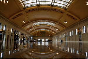 The Amtrak Borealis departs St. Paul Union Depot for Chicago every day at 11:50 a.m.