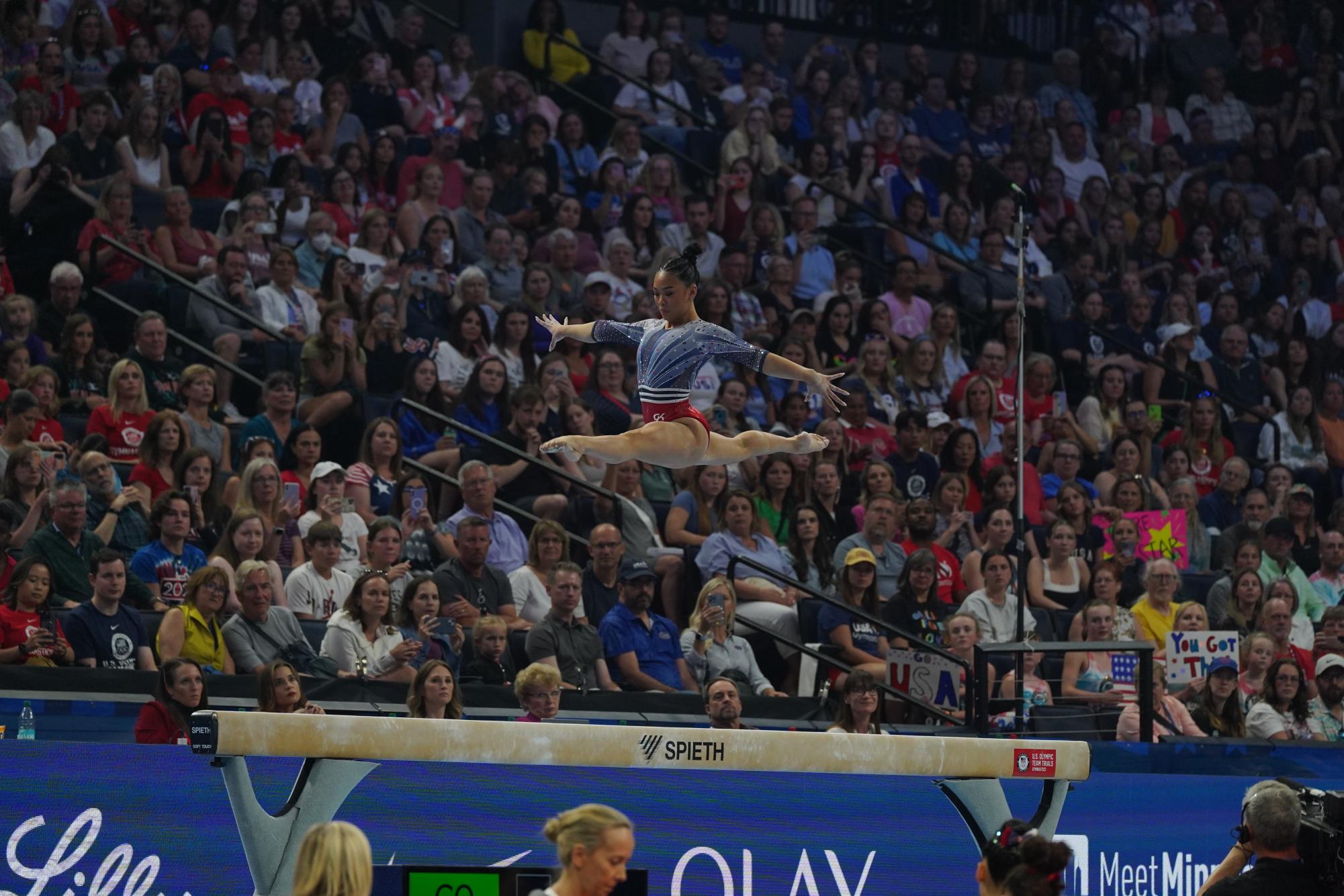  2024 is the first year two all-around champions, Biles (2016) and Lee (2020), shared the Olympic podium.