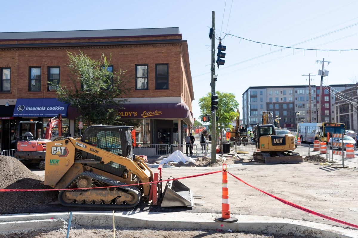 The construction on Fourth Street is expected to end in mid-October, according to Hennepin County.