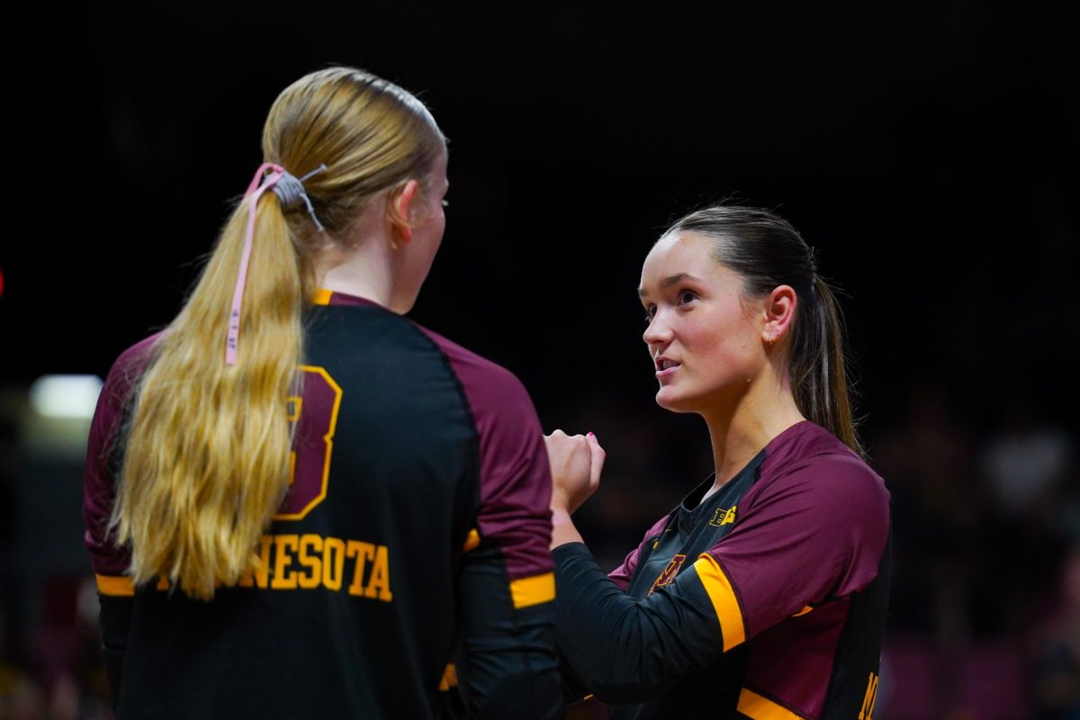 Hanson played club volleyball with Northern Lights before joining the Gophers. 