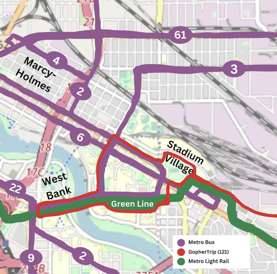 Metro Transit began lowering wait times for trains at light rail stations from 15 minutes to 12 minutes after 10 a.m. 