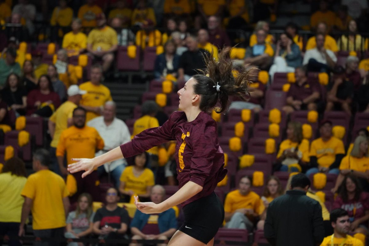 Grote led the team with 16 kills in their last game against Southern California on Oct. 5.