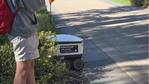 The robots were implemented on campus last week.