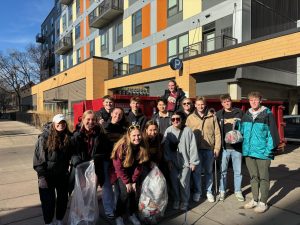 The club meets weekly to pick up litter in Dinkytown. Image couresy of Project Dinkytown.