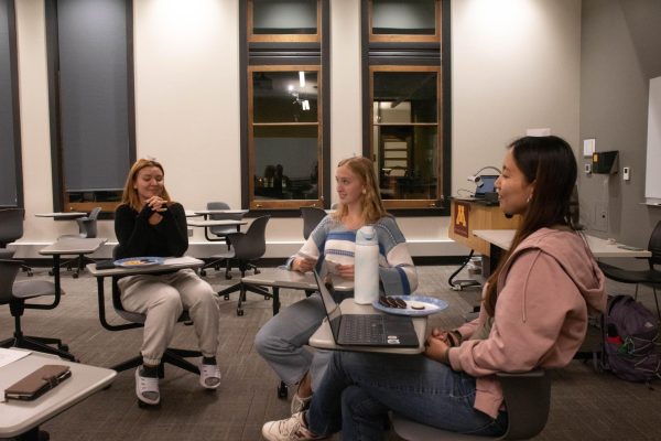 Founded after taking a Shakespeare class taught by Professor Katherine Scheil, the club’s officers connect with Shakespeare in different ways. 