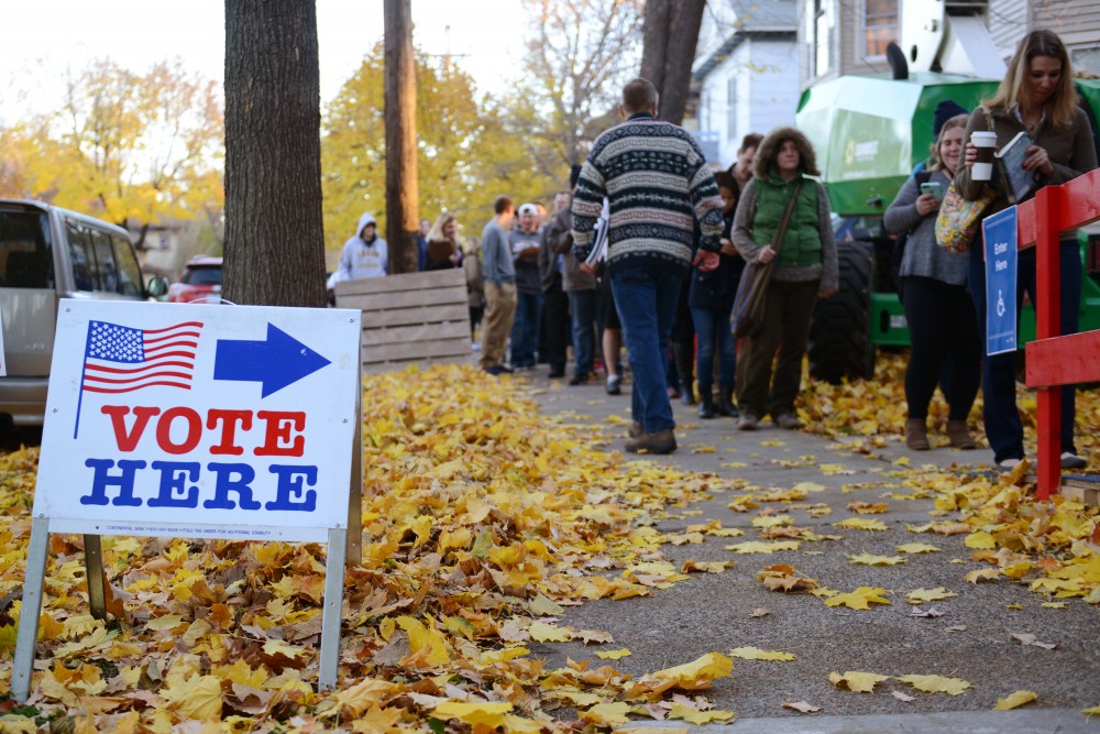 Minnesotans can vote early in person or by mail until Nov. 4. The deadline for paper and online voter registration is Oct. 15, but people can also register in person on election day.