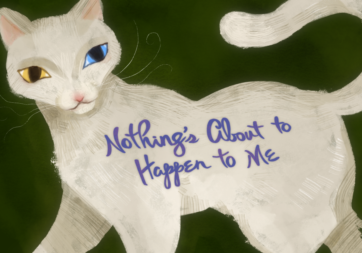 Cats serve as recurring motifs throughout the album, appearing on the cover and within multiple tracks