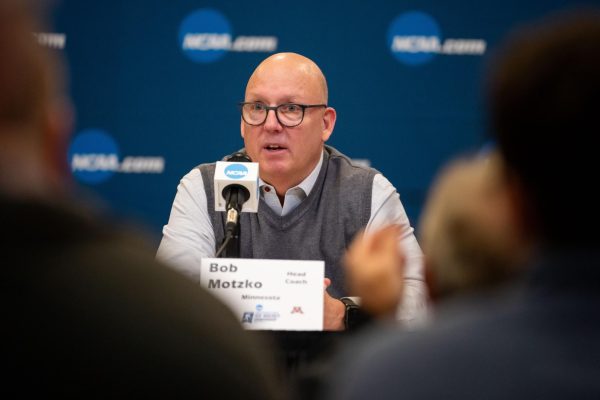 Gophers men's hockey coach Bob Motzko parted ways with Minnesota after eight seasons, March 18. Photo courtesy of the University of Minnesota.