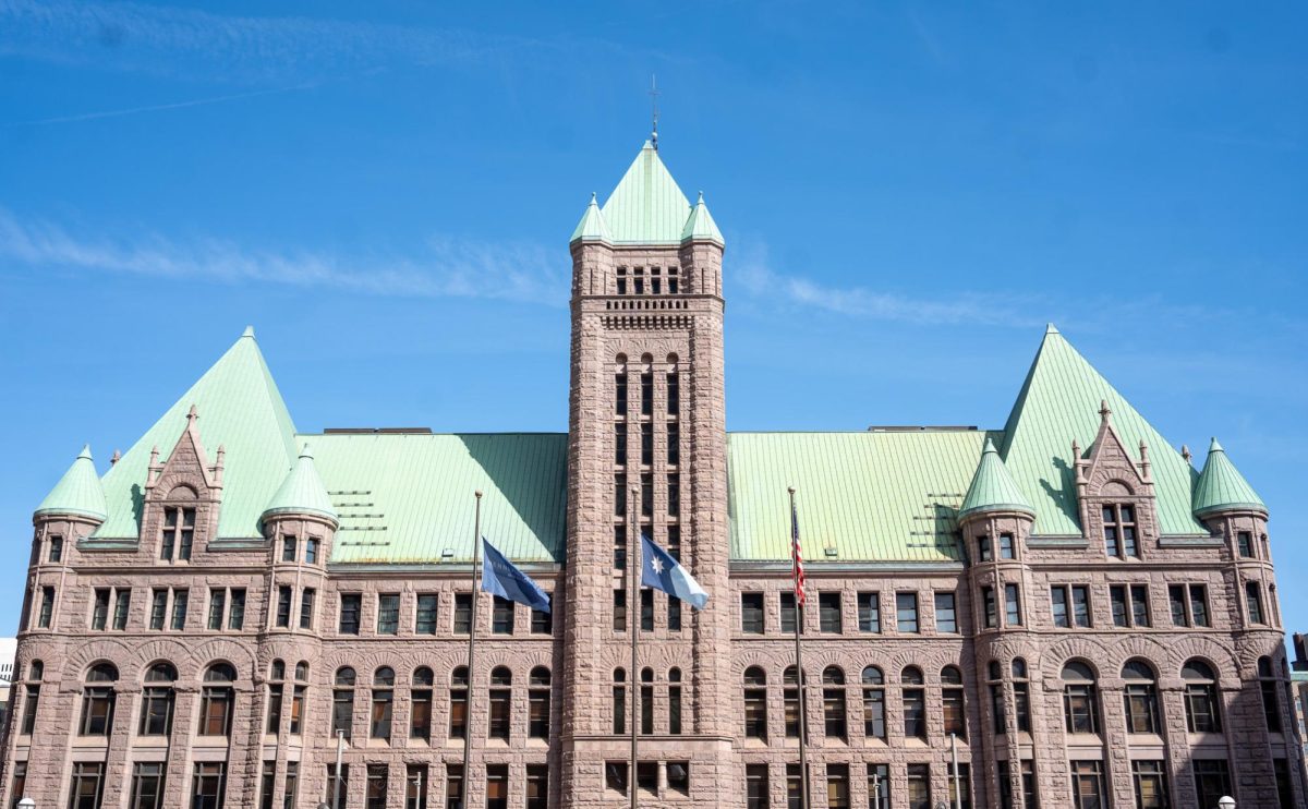 Minneapolis City Hall, located at 350 S 5th St, Mar. 3 2026.