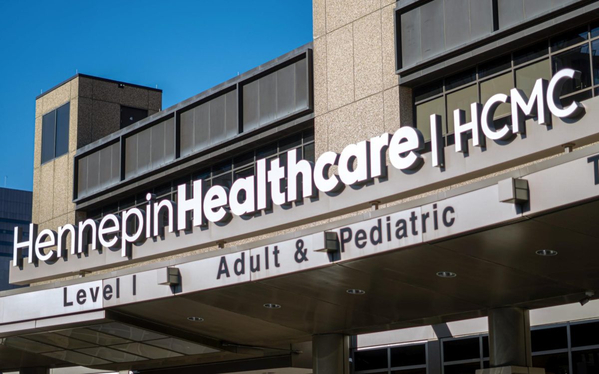Hennipen Healthcare, a Level 1 trauma center located in downtown Minneapolis, Mar. 4 2026.